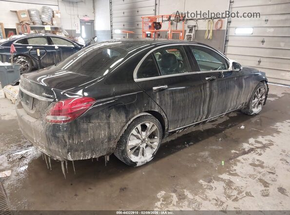 55SWF4KB8JU260999 2018 MERCEDES-BENZ C-CLASS Black Tył prawy