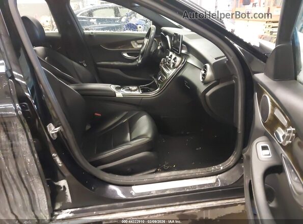 55SWF4KB8JU260999 2018 MERCEDES-BENZ C-CLASS Black Widok wnętrza z przodu