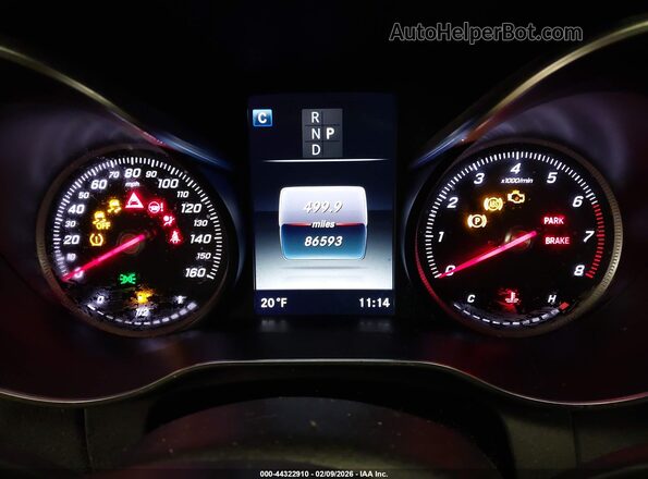 55SWF4KB8JU260999 2018 MERCEDES-BENZ C-CLASS Black Widok tylnych siedzeń