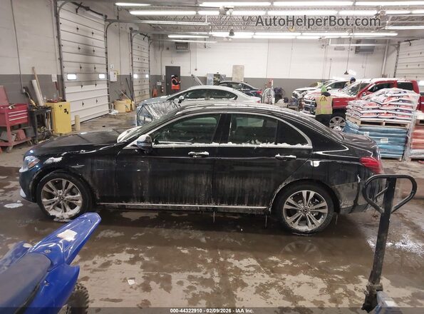 55SWF4KB8JU260999 2018 MERCEDES-BENZ C-CLASS Black Widok wnętrza 360 stopni