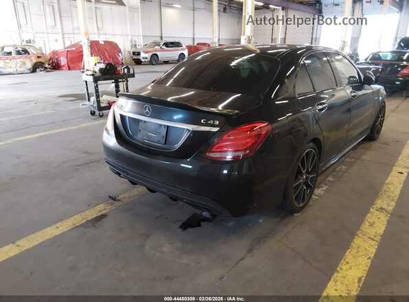 55SWF6EB0HU192862 2017 MERCEDES-BENZ AMG C 43 Black Задня права чверть