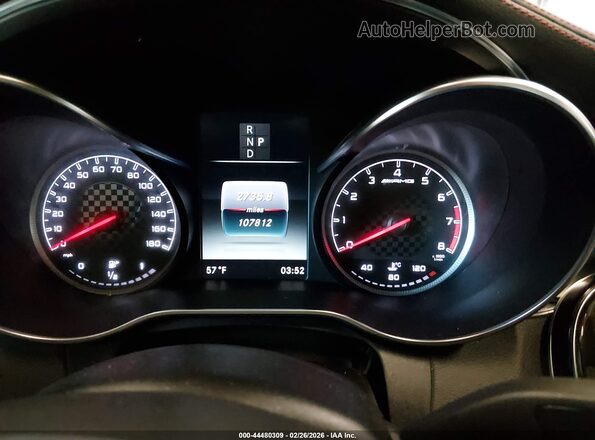 55SWF6EB0HU192862 2017 MERCEDES-BENZ AMG C 43 Black Вид задніх сидінь