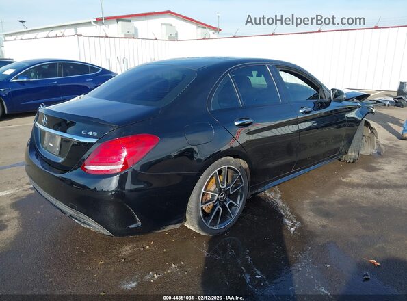 55SWF6EB0HU193784 2017 MERCEDES-BENZ AMG C 43 Черный Задняя правая четверть
