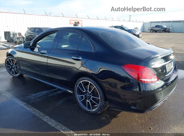 55SWF6EB0HU193784 2017 MERCEDES-BENZ AMG C 43 Черный Задняя левая четверть