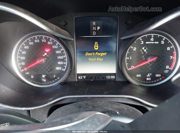 55SWF6EB0HU193784 2017 MERCEDES-BENZ AMG C 43 Черный Вид задних сидений