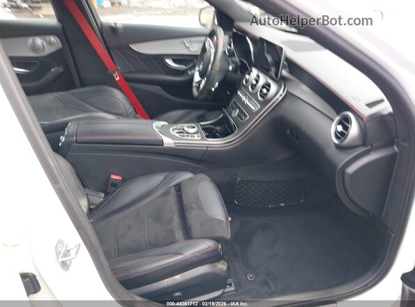 55SWF6EB2LU331706 2020 MERCEDES-BENZ AMG C 43 White Front interior view