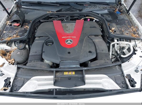 55SWF6EB2LU331706 2020 MERCEDES-BENZ AMG C 43 White Rear view