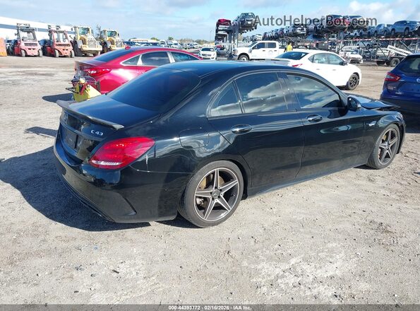 55SWF6EB6HU183292 2017 MERCEDES-BENZ AMG C 43 Black Задня права чверть