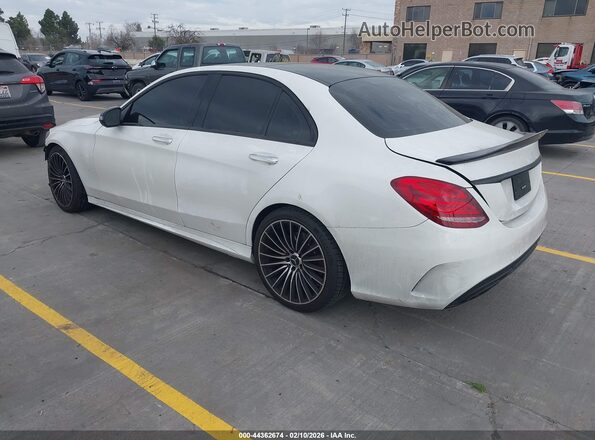 55SWF6EB6JU237969 2018 MERCEDES-BENZ AMG C 43 White უკანა მარცხენა