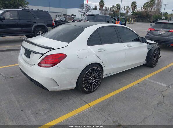 55SWF6EB6JU237969 2018 MERCEDES-BENZ AMG C 43 White უკანა მარჯვენა