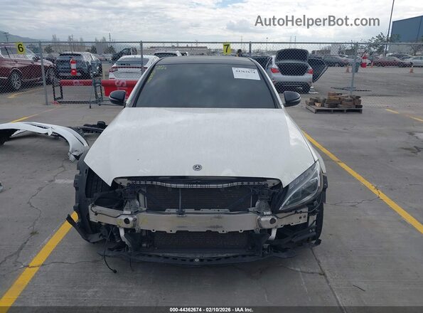 55SWF6EB6JU237969 2018 MERCEDES-BENZ AMG C 43 White უკანა სალონის ხედი
