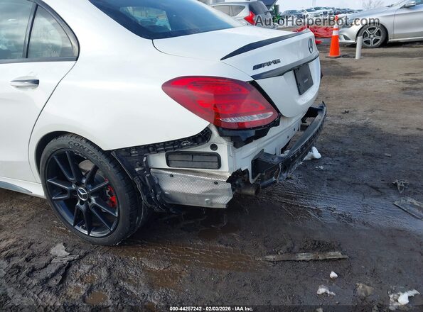 55SWF6EB7JU254568 2018 MERCEDES-BENZ AMG C 43 White Widok z przodu