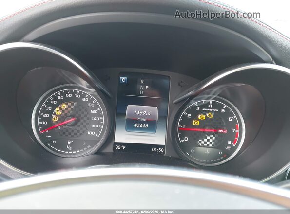 55SWF6EB7JU254568 2018 MERCEDES-BENZ AMG C 43 White Widok tylnych siedzeń
