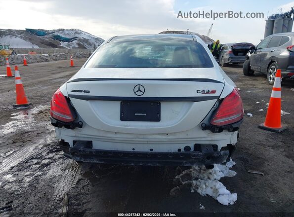 55SWF6EB7JU254568 2018 MERCEDES-BENZ AMG C 43 White 