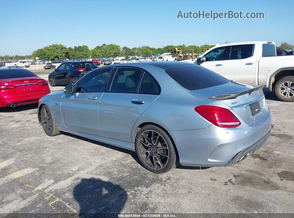 55SWF6EB9JU236198 2018 MERCEDES-BENZ AMG C 43 Gray Rear left