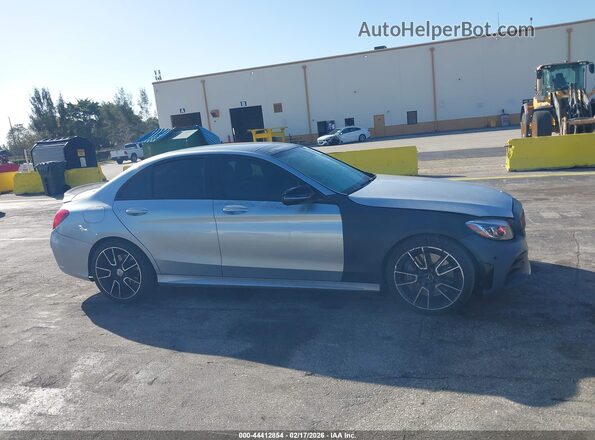 55SWF6EB9JU236198 2018 MERCEDES-BENZ AMG C 43 Gray Rear interior view