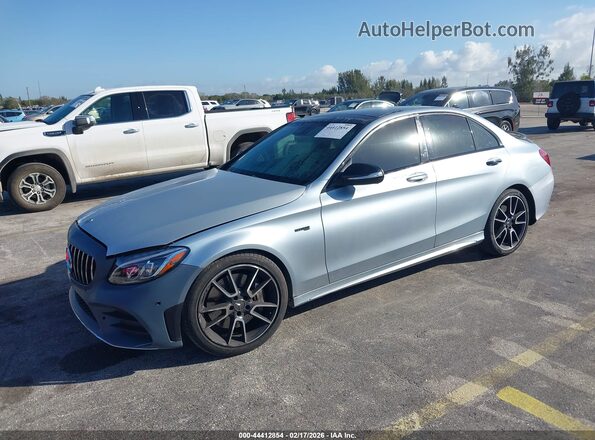 55SWF6EB9JU236198 2018 MERCEDES-BENZ AMG C 43 Gray Front left