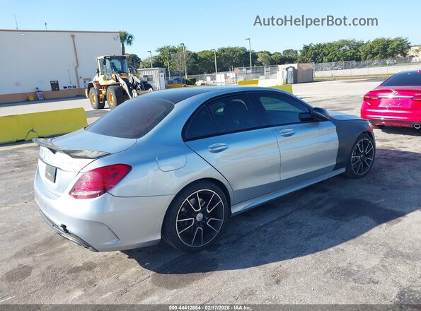 55SWF6EB9JU236198 2018 MERCEDES-BENZ AMG C 43 Gray Rear right