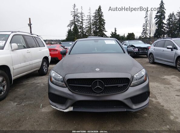 55SWF6EB9JU243426 2018 MERCEDES-BENZ AMG C 43 Серый Вид щитка приборов