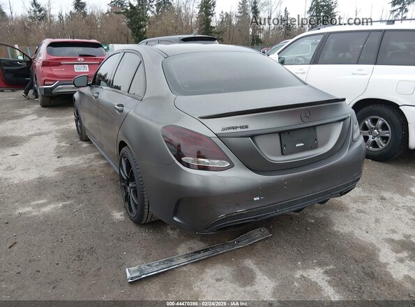 55SWF6EB9JU243426 2018 MERCEDES-BENZ AMG C 43 Серый Задняя левая четверть