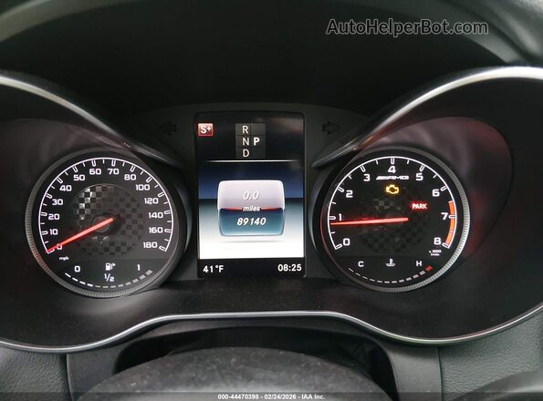 55SWF6EB9JU243426 2018 MERCEDES-BENZ AMG C 43 Серый Вид задних сидений