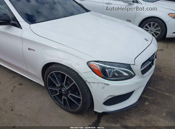 55SWF6EBXJU274779 2018 MERCEDES-BENZ AMG C 43 White Դիմացի տեսք