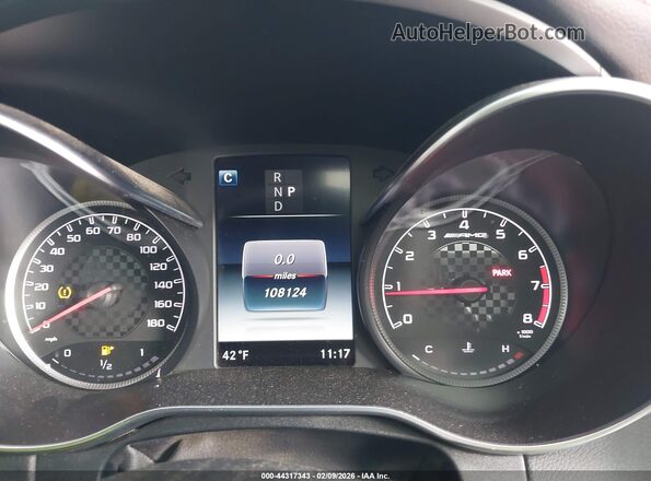 55SWF6EBXJU274779 2018 MERCEDES-BENZ AMG C 43 White Հետևի նստատեղերի տեսք