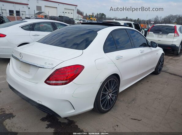 55SWF6EBXJU274779 2018 MERCEDES-BENZ AMG C 43 White Հետևի աջ