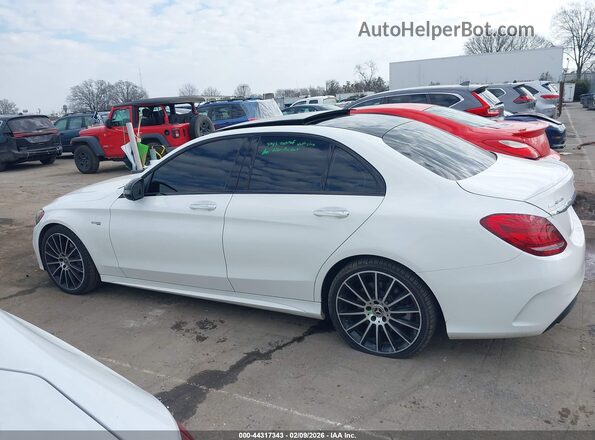 55SWF6EBXJU274779 2018 MERCEDES-BENZ AMG C 43 White Սալոնի 360 աստիճան տեսք