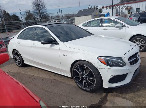55SWF6EBXJU274779 2018 MERCEDES-BENZ AMG C 43 White Սալոնի հետևի տեսք