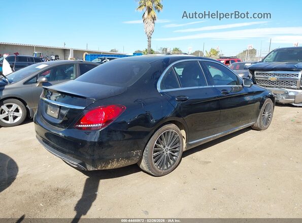55SWF8DB3KU322573 2019 MERCEDES-BENZ C-CLASS Black Tył prawy