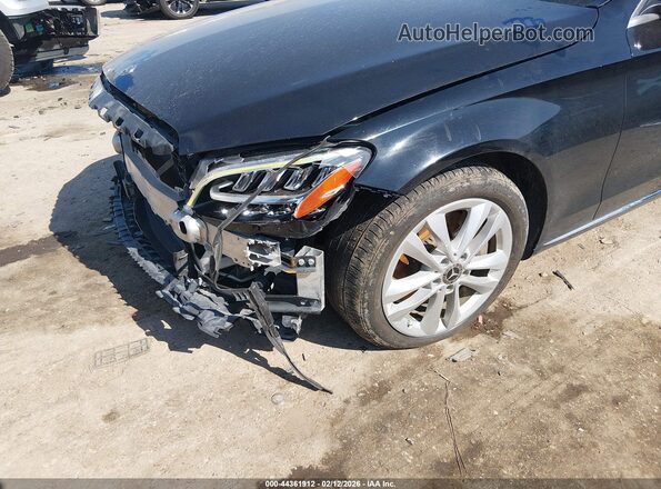 55SWF8DB4KU296128 2019 MERCEDES-BENZ C-CLASS Black წინა ხედი
