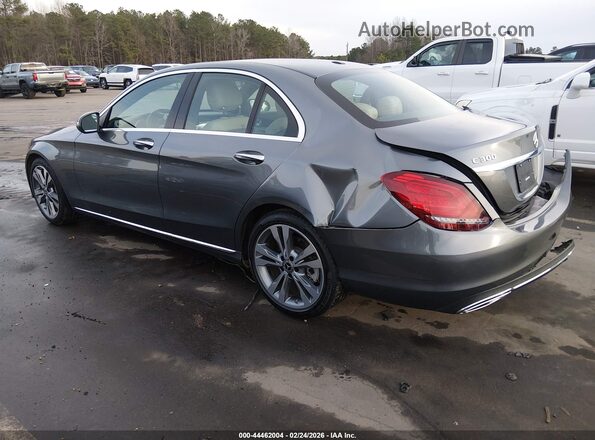 55SWF8DB4KU317043 2019 MERCEDES-BENZ C-CLASS Gray Rear left