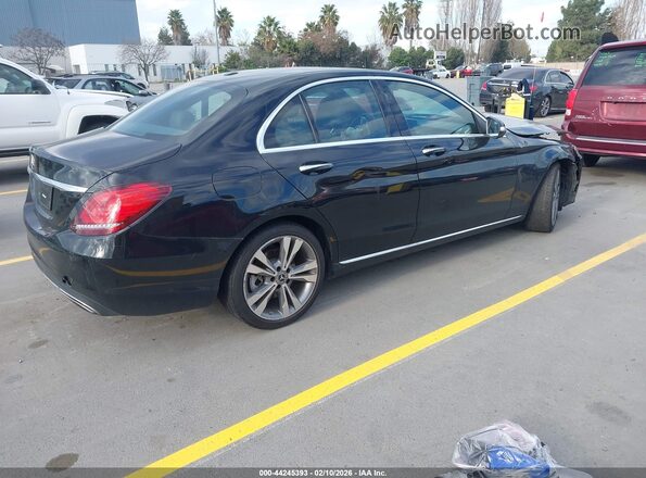 55SWF8DB5KU314751 2019 MERCEDES-BENZ C-CLASS Black Задня права чверть