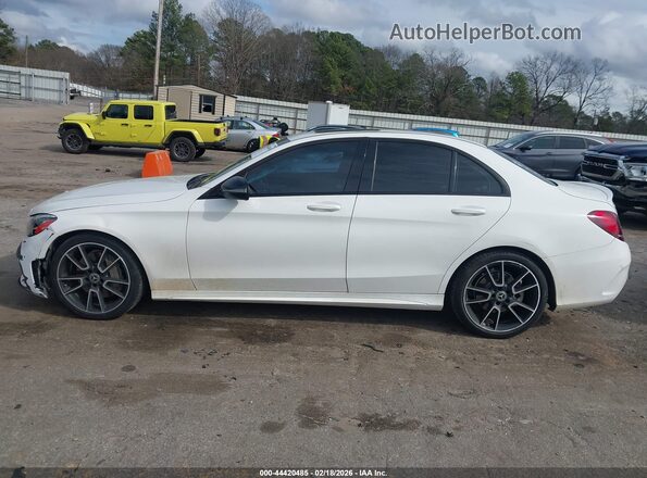 55SWF8DB6KU312586 2019 MERCEDES-BENZ C-CLASS White 360 interior view