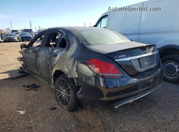 55SWF8DB9KU293175 2019 MERCEDES-BENZ C Black Задня ліва чверть