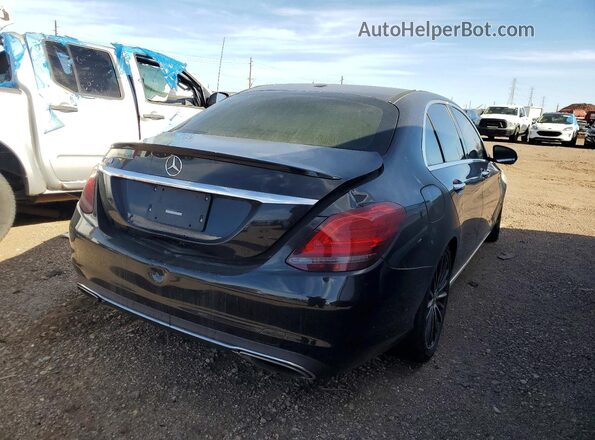 55SWF8DB9KU293175 2019 MERCEDES-BENZ C Black Задня права чверть