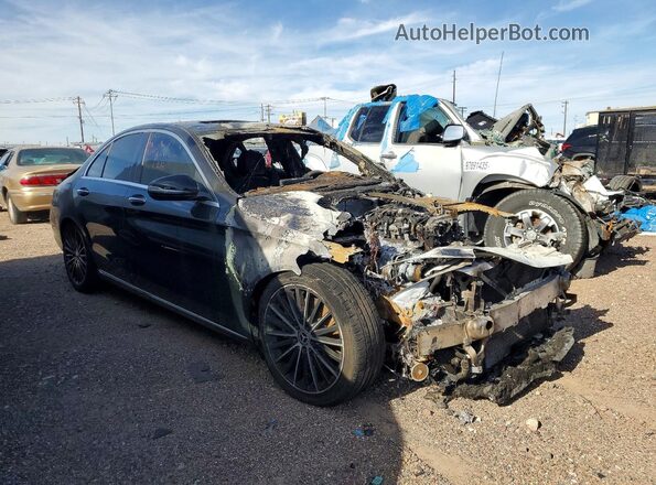 55SWF8DB9KU293175 2019 MERCEDES-BENZ C Black Передня права чверть