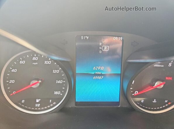 55SWF8EB2KU314608 2019 MERCEDES-BENZ C Black 