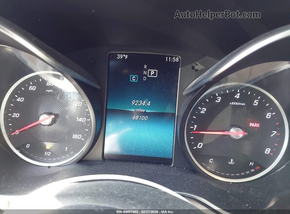 55SWF8EB4KU291641 2019 MERCEDES-BENZ C-CLASS Blue უკანა სავარძლების ხედი