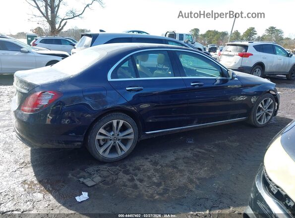 55SWF8EB4KU291641 2019 MERCEDES-BENZ C-CLASS Blue უკანა სალონის ხედი