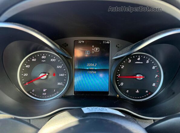 55SWF8EB6KU291964 2019 MERCEDES-BENZ C Red Սարքավորումների վահանակի տեսք