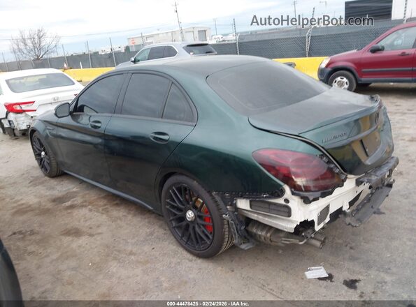 55SWF8HB8HU224142 2017 MERCEDES-BENZ AMG C 63 Green Tył lewy