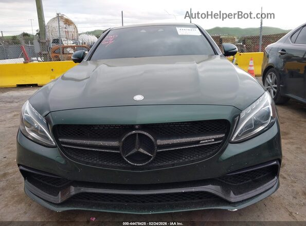 55SWF8HB8HU224142 2017 MERCEDES-BENZ AMG C 63 Green Widok wnętrza z tyłu