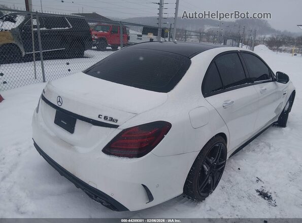 55SWF8HBXHU181651 2017 MERCEDES-BENZ AMG C 63 White Հետևի աջ