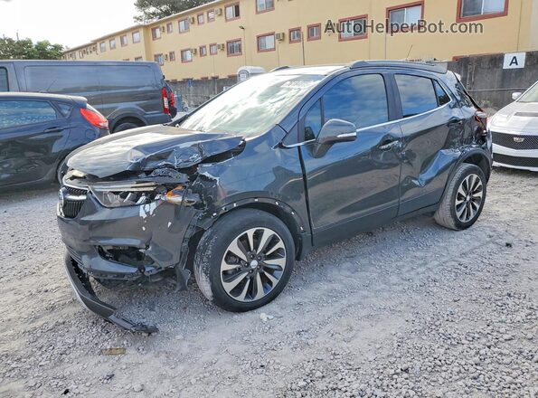 KL4CJCSB2HB043386 2017 BUICK ENCORE Gray Trasero izquierdo