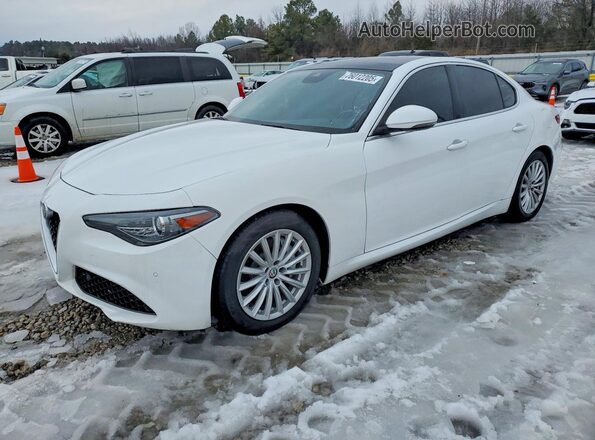 ZARFAMAN3M7649027 2021 ALFA ROMEO GIULIA White Задня ліва чверть