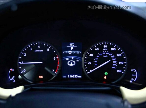 JTJYARBZ1H2062147 2017 LEXUS NX Белый Вид щитка приборов