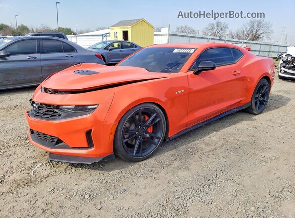 1G1FF1R7XM0131028 2021 CHEVROLET CAMARO Orange უკანა მარცხენა