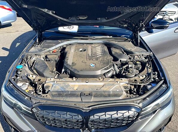 3MW5U7J03N8C59030 2022 BMW M3 Угольный Вид панели приборов